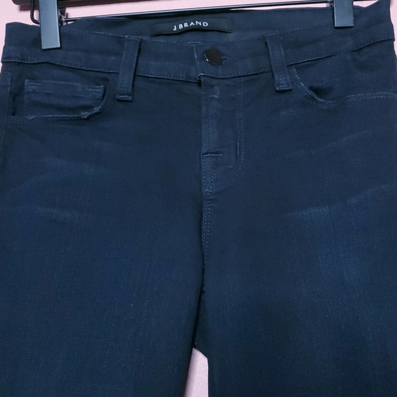 J Brand The Skinny Leg Jeans In Blacklash Distressed - Picture 4 of 16